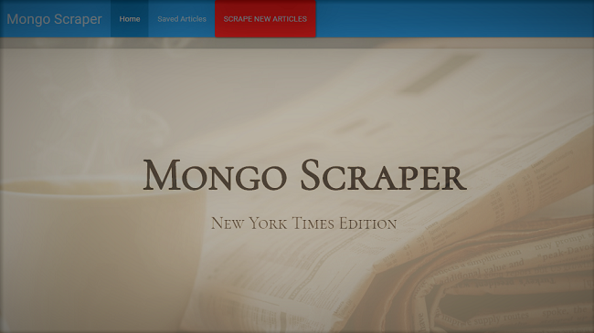 Mongo News Scraper